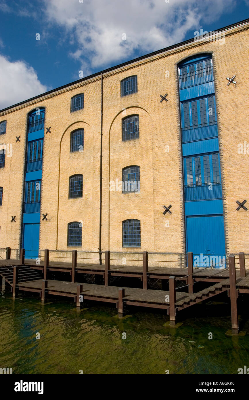 Royal Victoria Dock warehouse conversion, London, UK Stock Photo