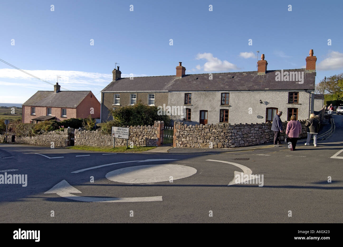 Farm Cottages Llangennith Gower South Wales Stock Photo 3779106