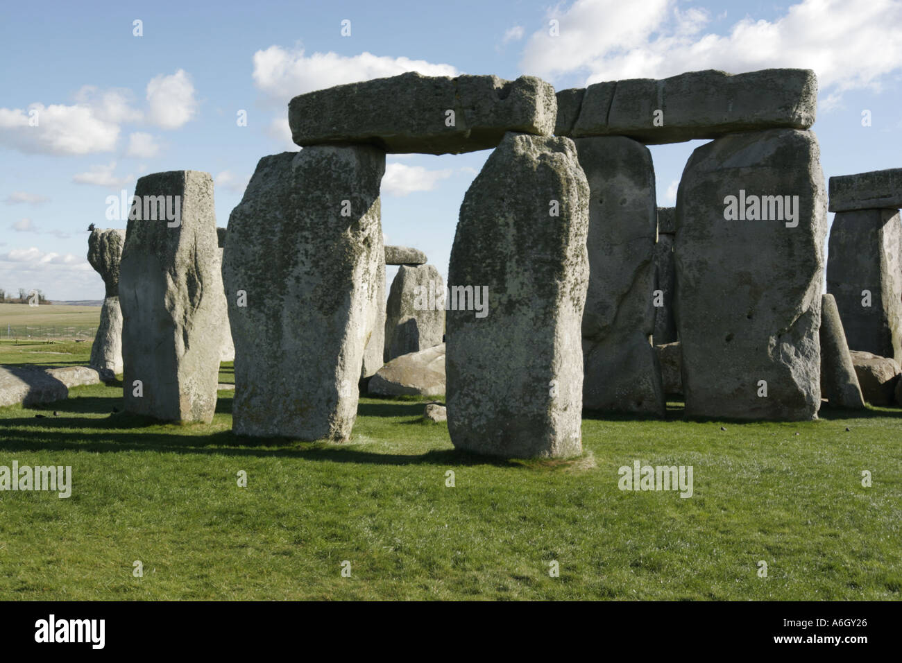Stonehenge Salisbury Plain Wiltshire England World Heritage Site Stock Photo