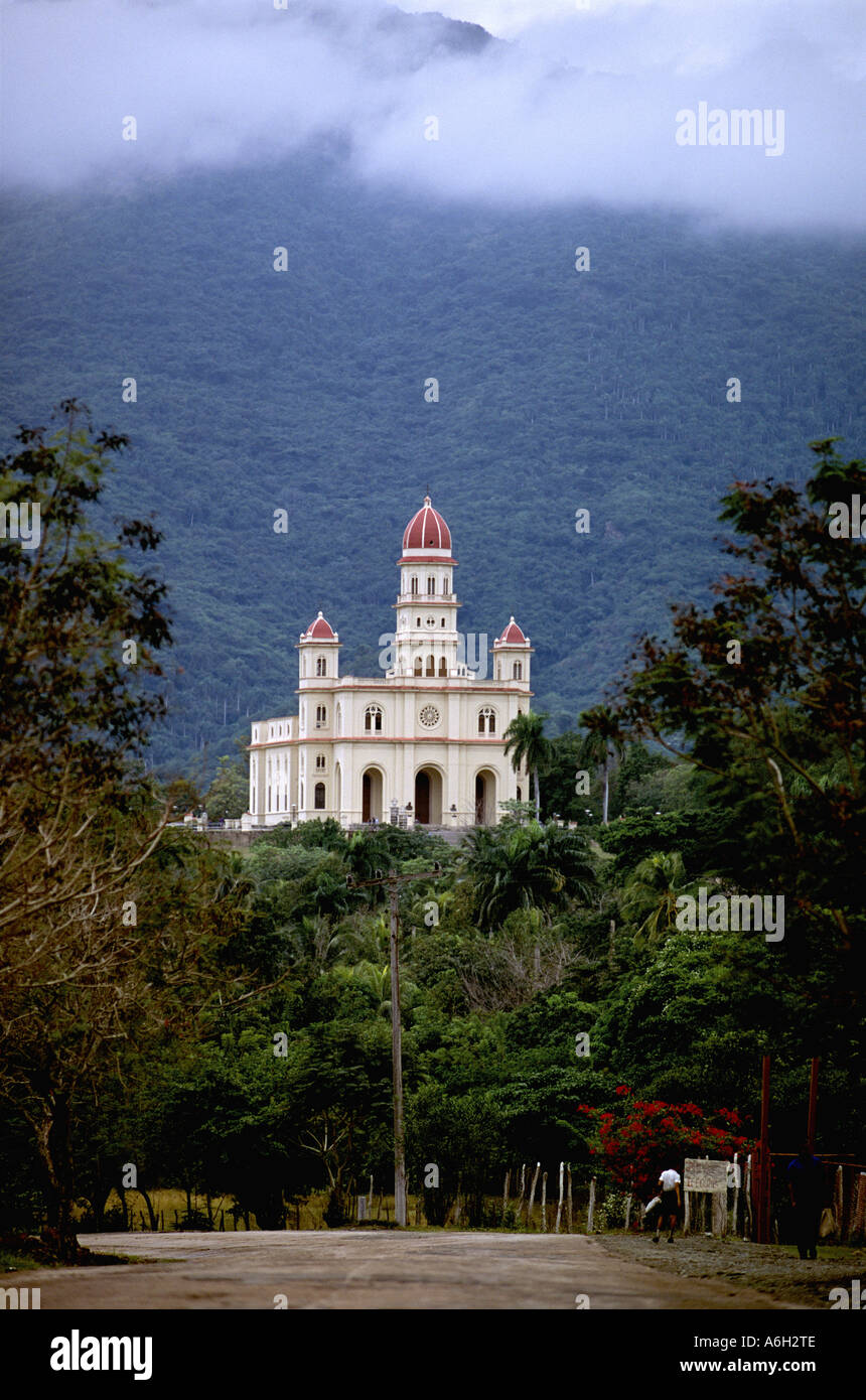 Cuba Oriente El Cobre Basilica Stock Photo