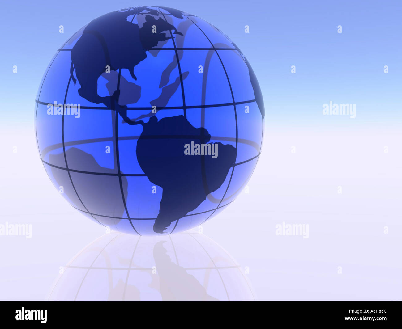 Illustration of globe Stock Photo - Alamy