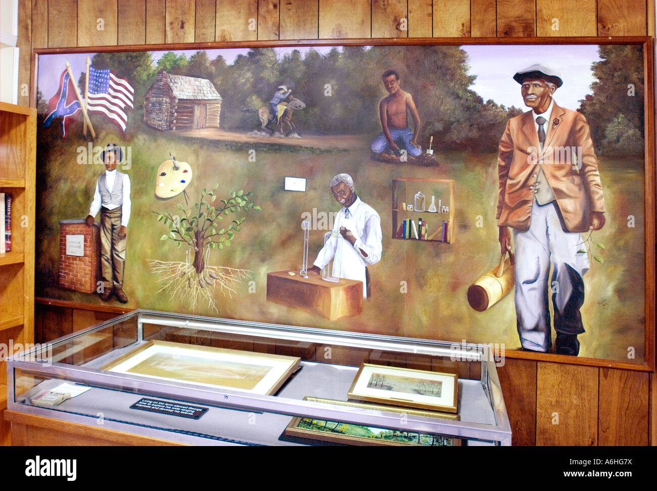 Painting At George Washington Carver National Monument Diamond Missouri Stock Photo Alamy