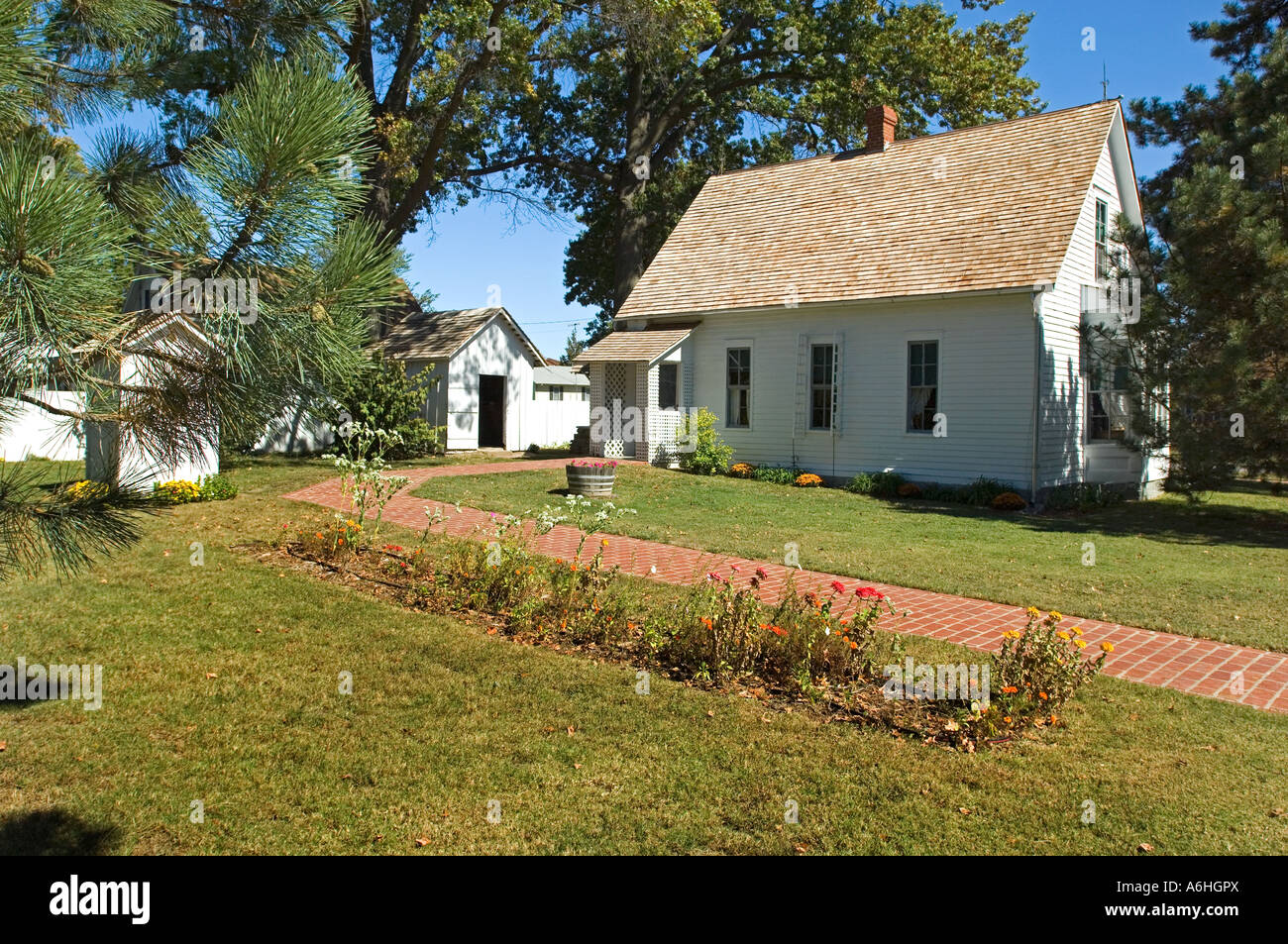 Harry S Truman Birthplace State Historic Site Lamar Missouri Stock