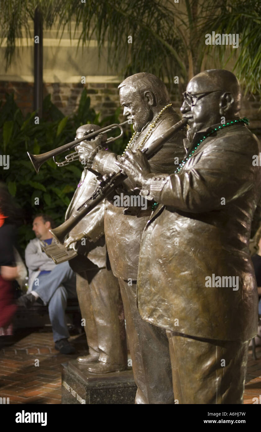 Jazz musician statue new orleans hires stock photography and images