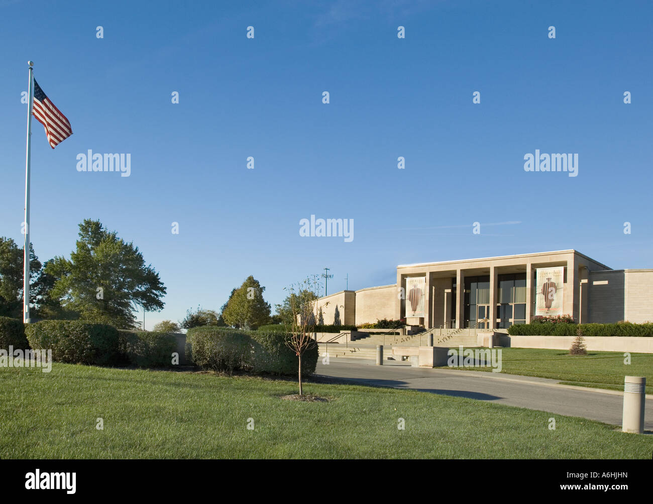 Truman Presidential Museum and Library Independence Missouri Stock Photo