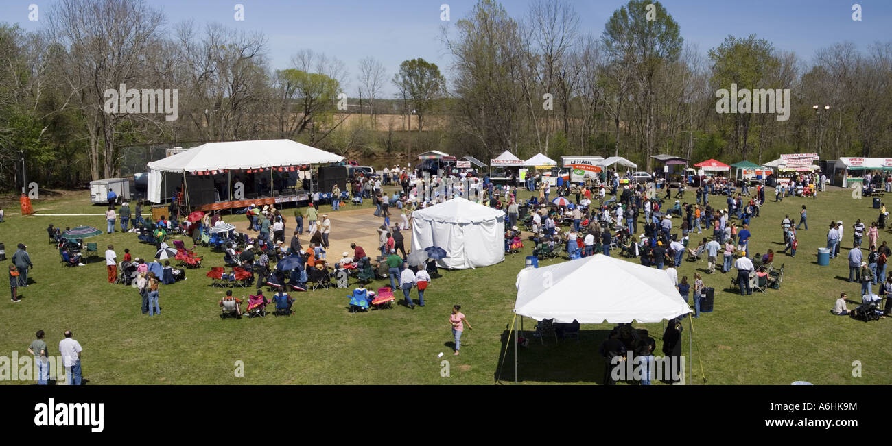 Wide view of "Catfish festival Stock Photo Alamy