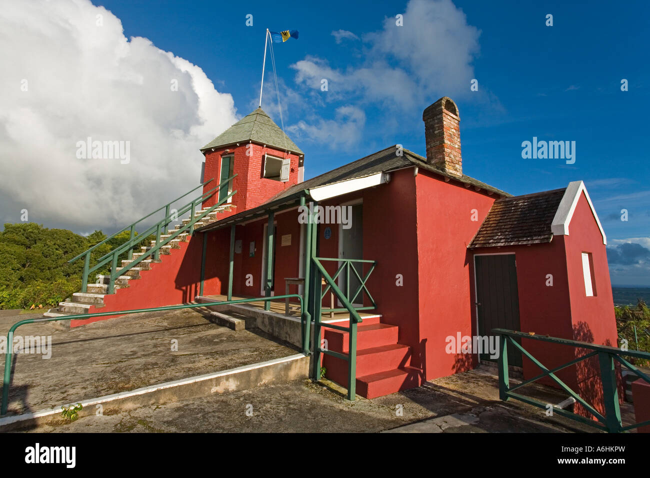 Gun Hill Signal Station Barbados West Indies Caribbean Stock Photo Alamy