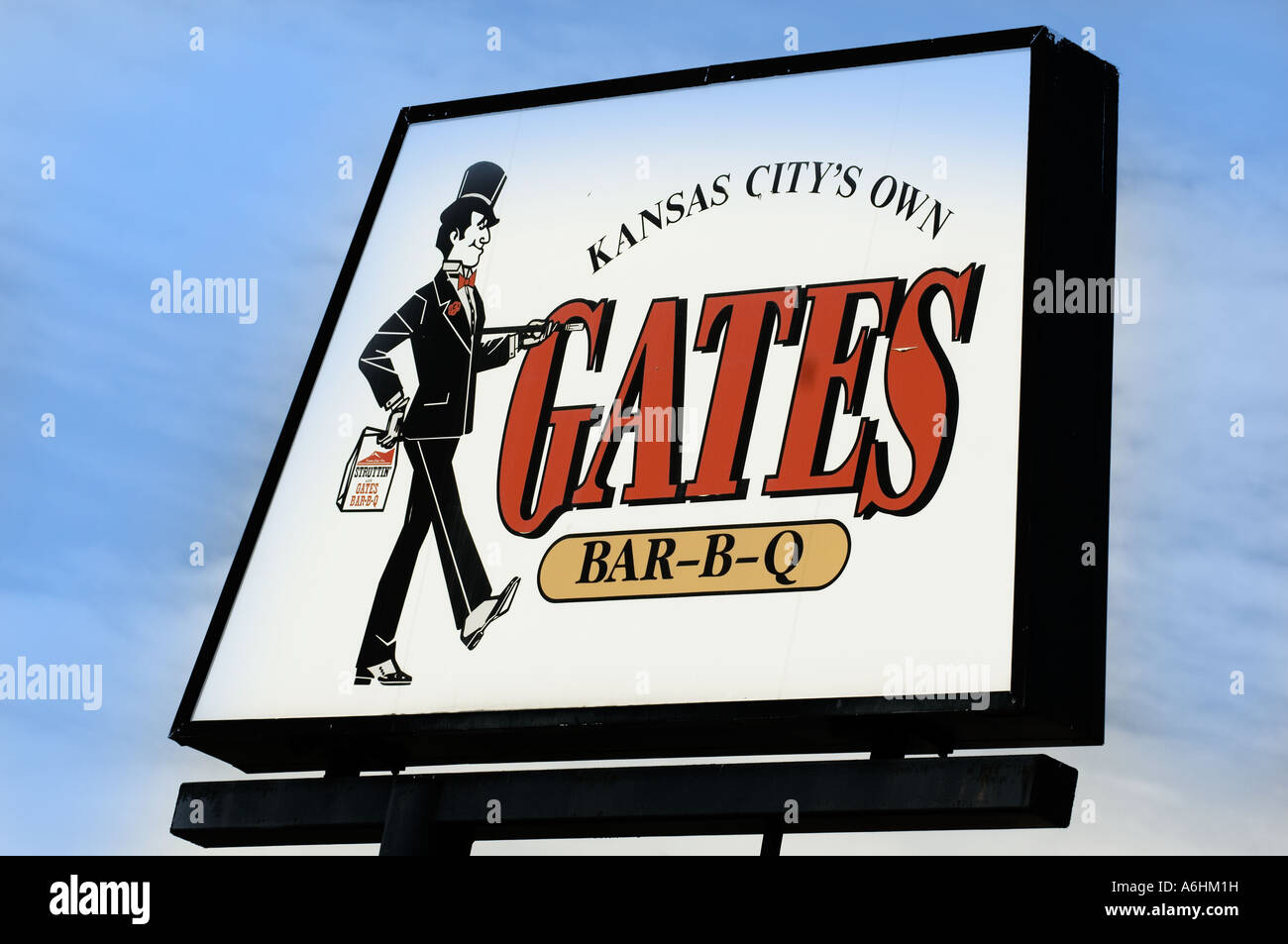 Gates Bar B Q a famous restaurant serving barbecue in Kansas City Missouri Stock Photo Alamy