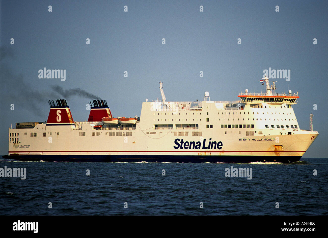 Stena Line 'Hollandica' arriving in Harwich, Essex, after a sixhour