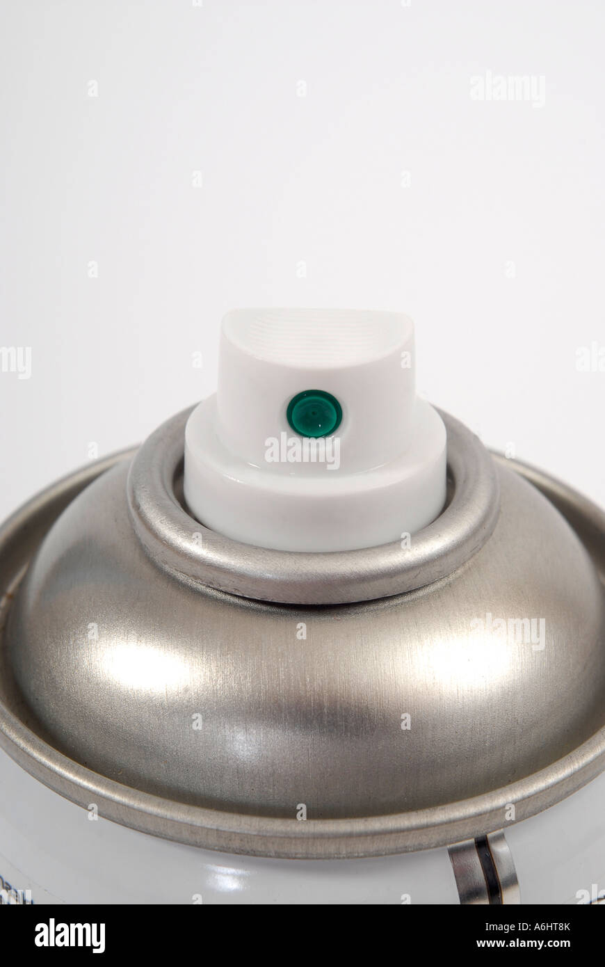 Close up of aerosol can nozzle Stock Photo Alamy