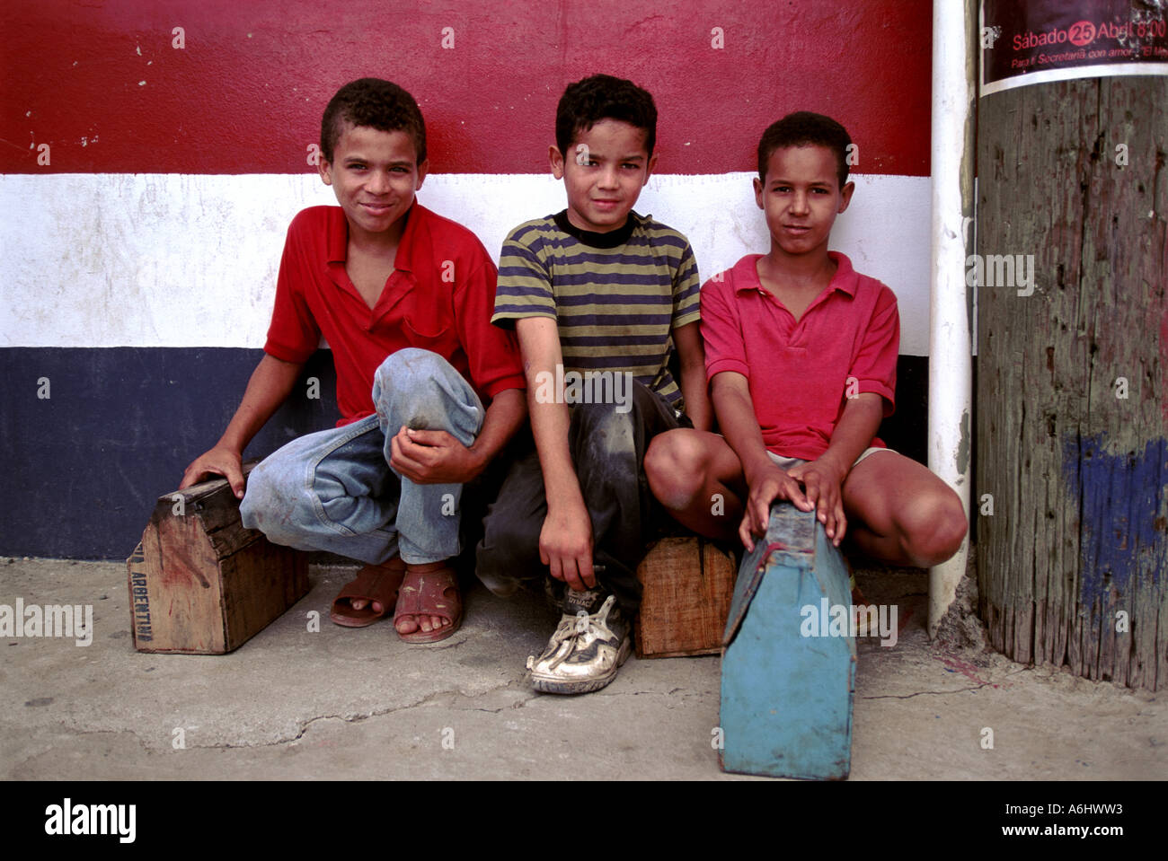 Dominican Republic Young Boy Stock Photo Alamy