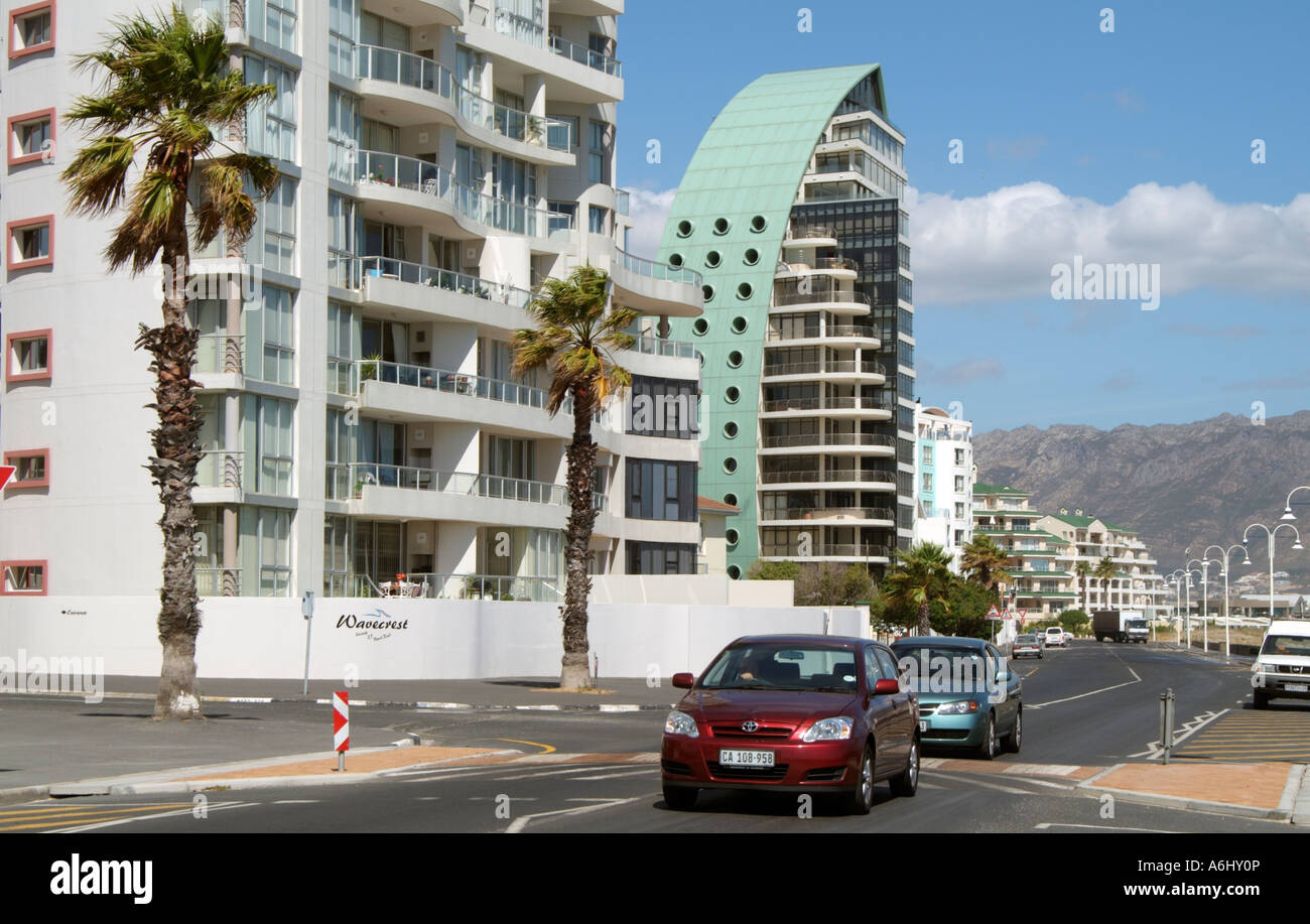 Image showcasing Modern high-rise residence offering panoramic ocean views.