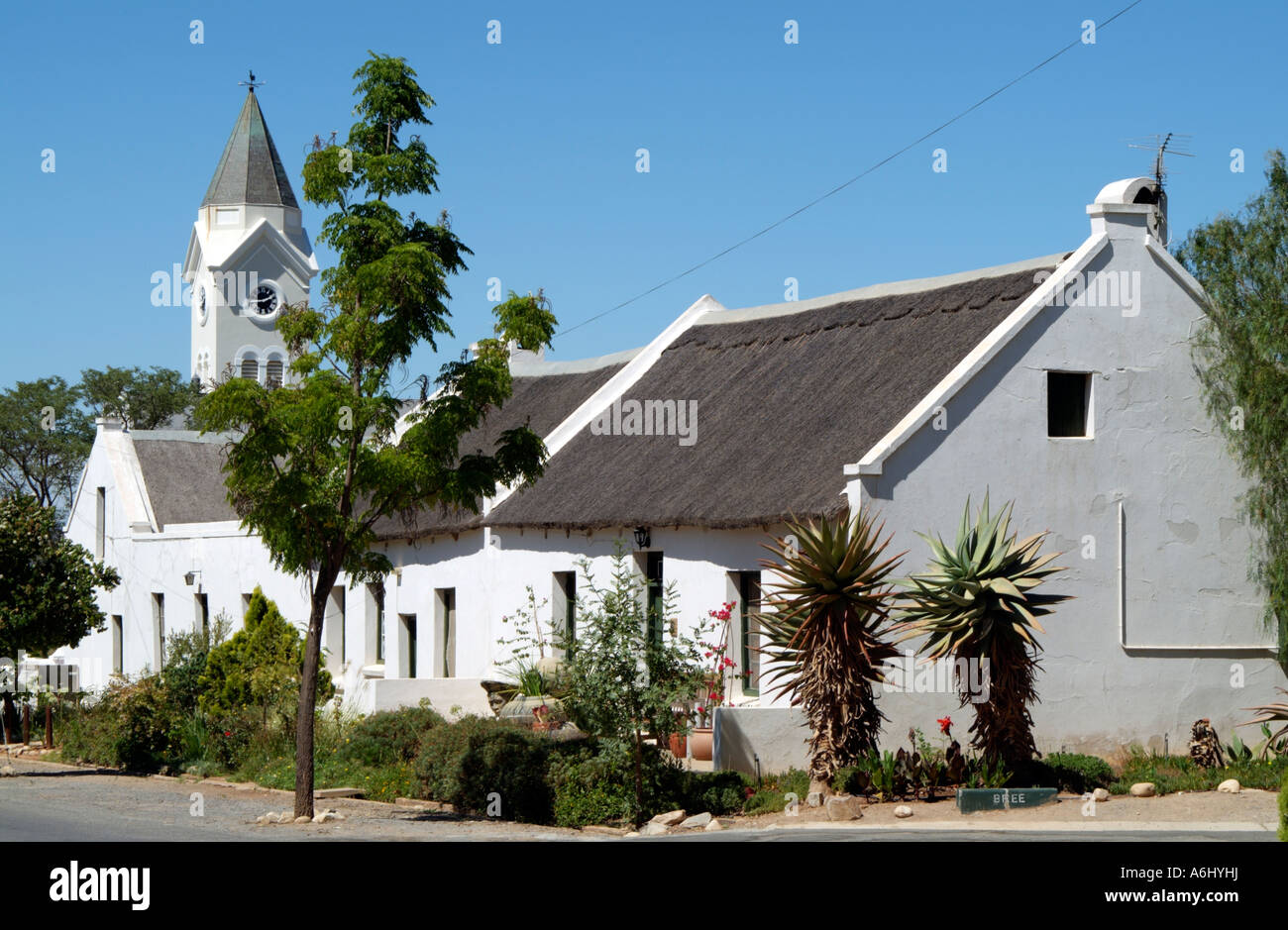 Thatched cottages McGregor Western cape South Africa RSA Stock Photo Alamy