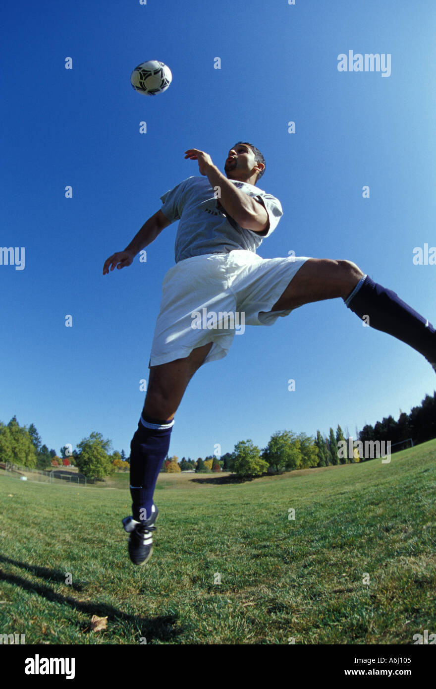Hitting soccer ball with head hires stock photography and images Alamy