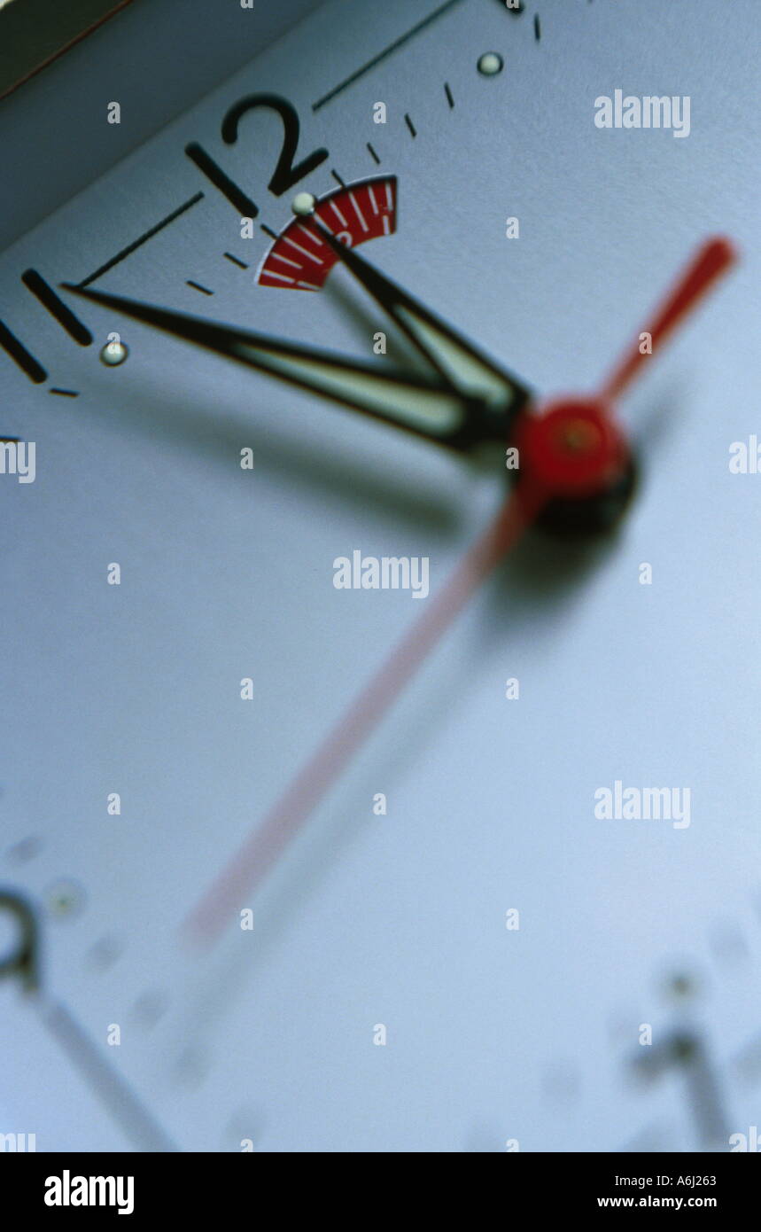 Ticking Clock Stock Photo Alamy