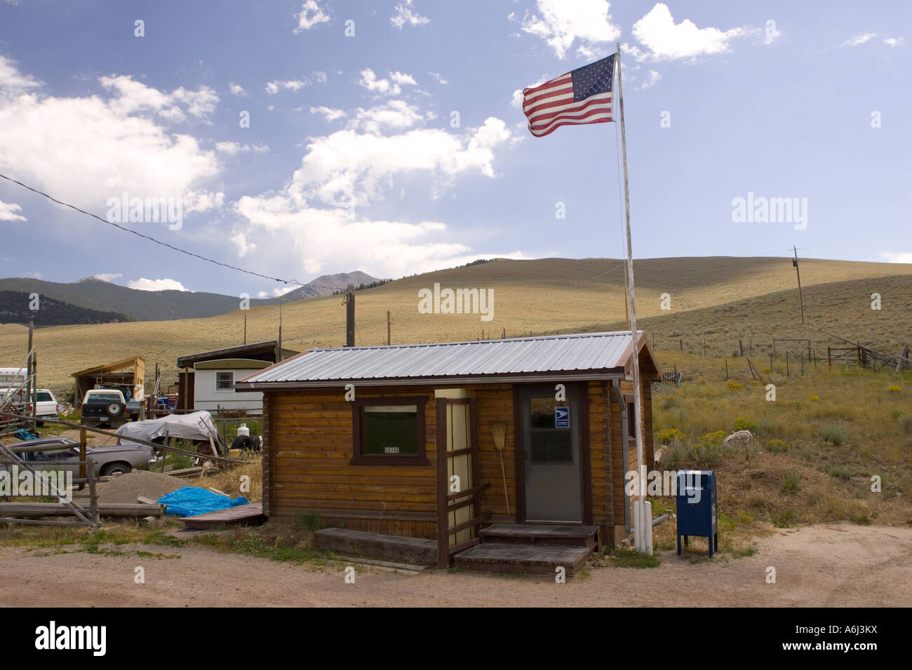 POLARIS MONTANA USA USPS Post office in Polaris Stock Photo Alamy