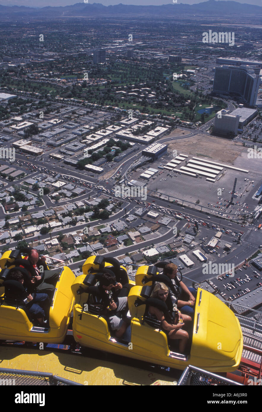 Big Shot Thrill Ride, Stratosphere Las Vegas Stock Photo - Alamy