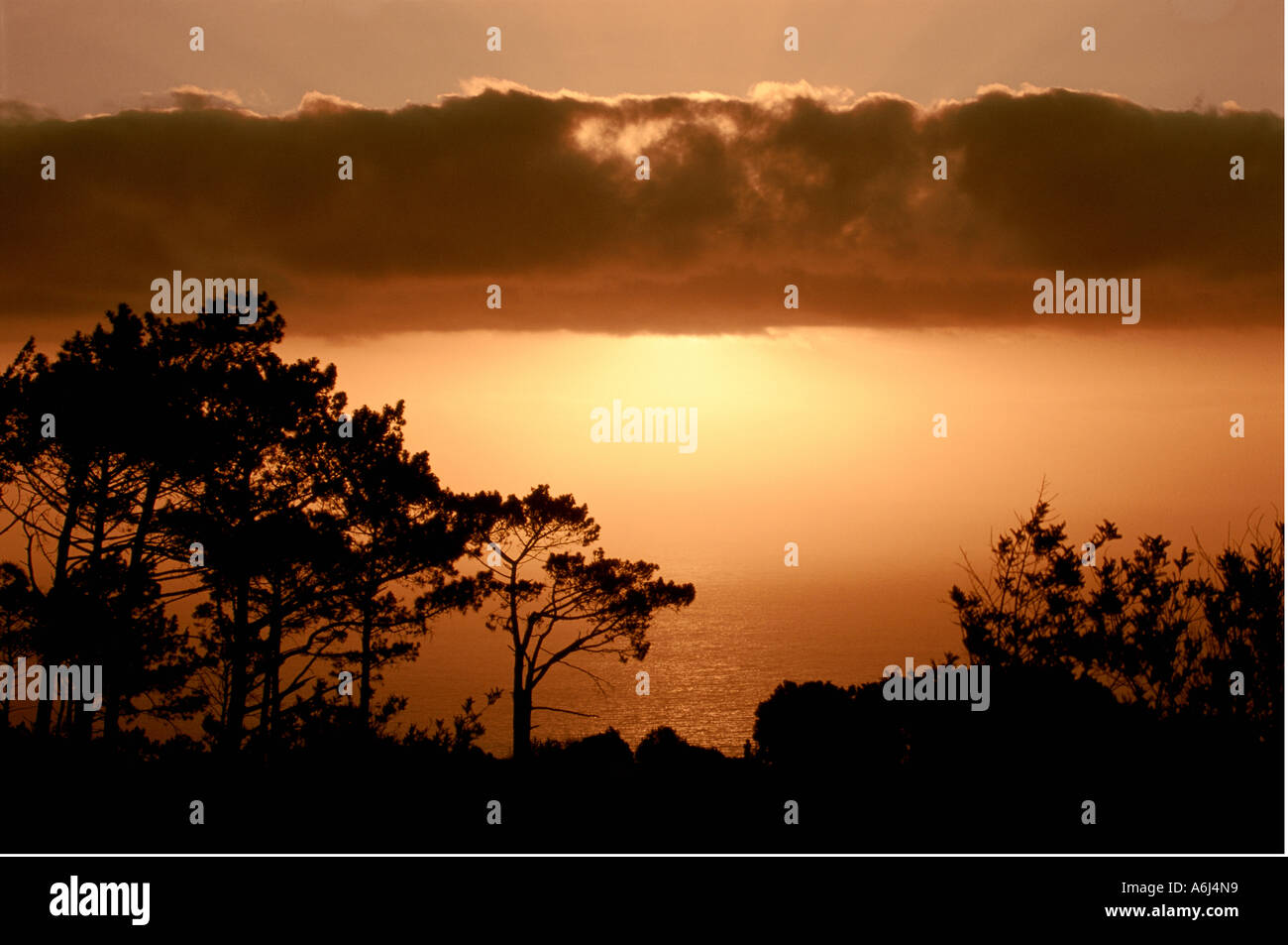South Africa Signal Hill Sunset Stock Photo Alamy