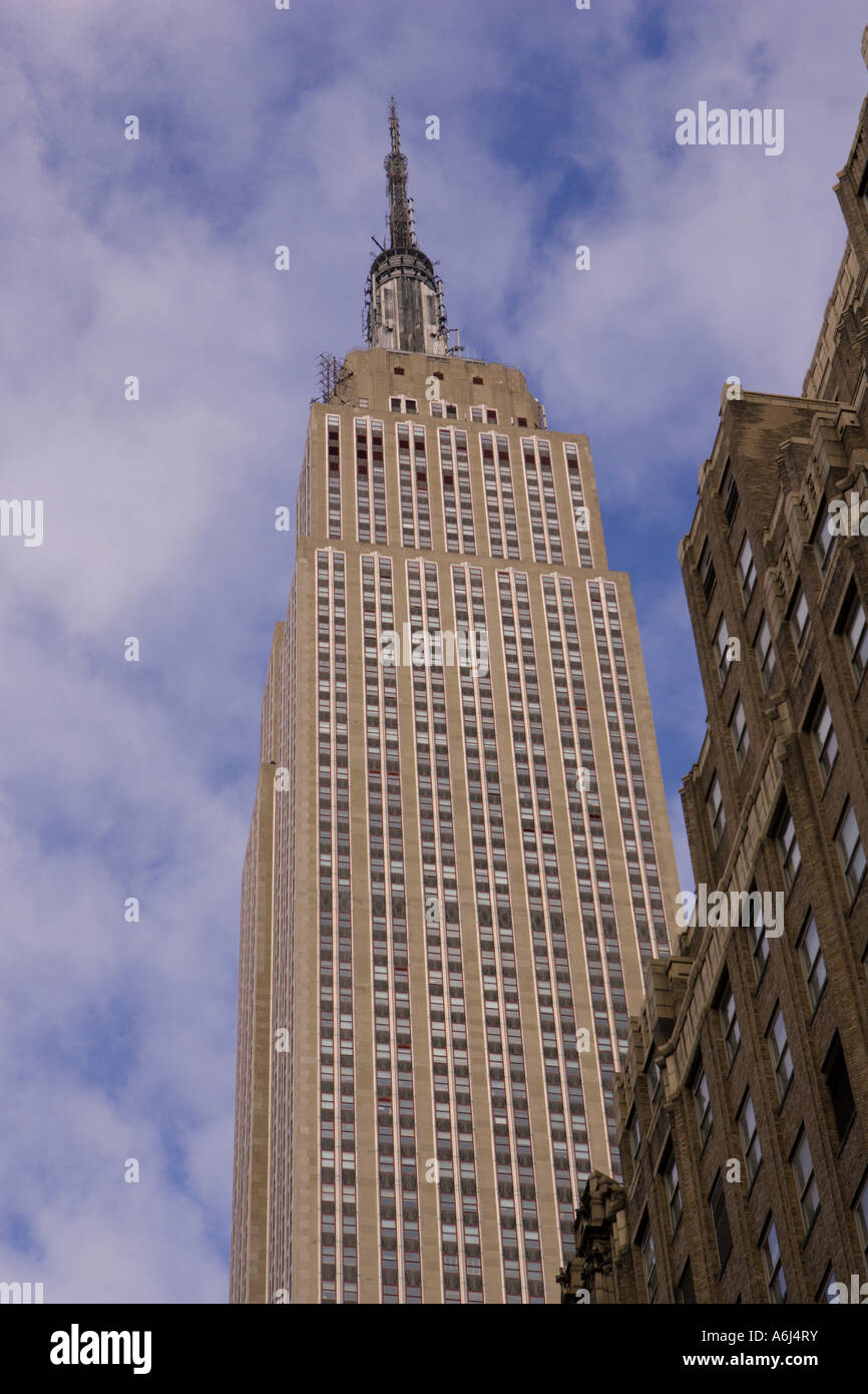 NEW YORK CITY NY USA The Empire State Building in Manhattan Stock Photo ...