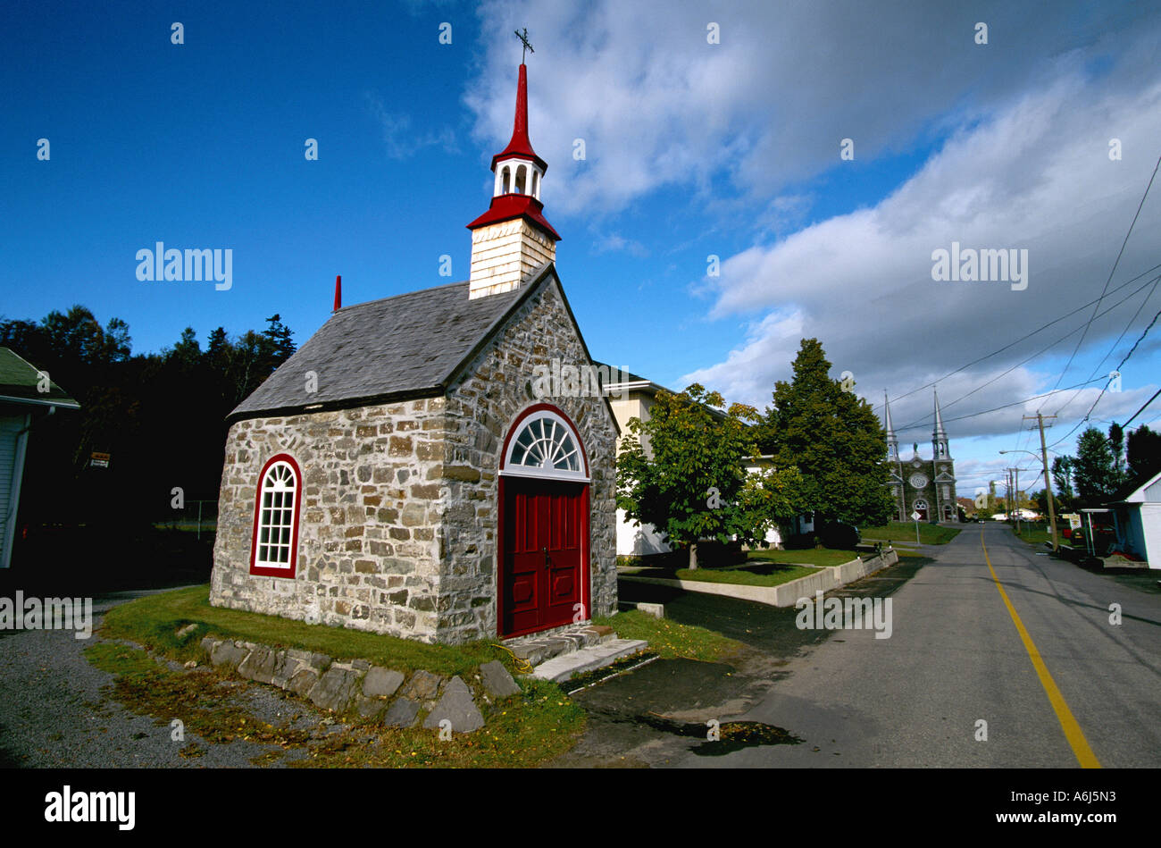 Canada Quebec Aux Coudres Island Stock Photo Alamy