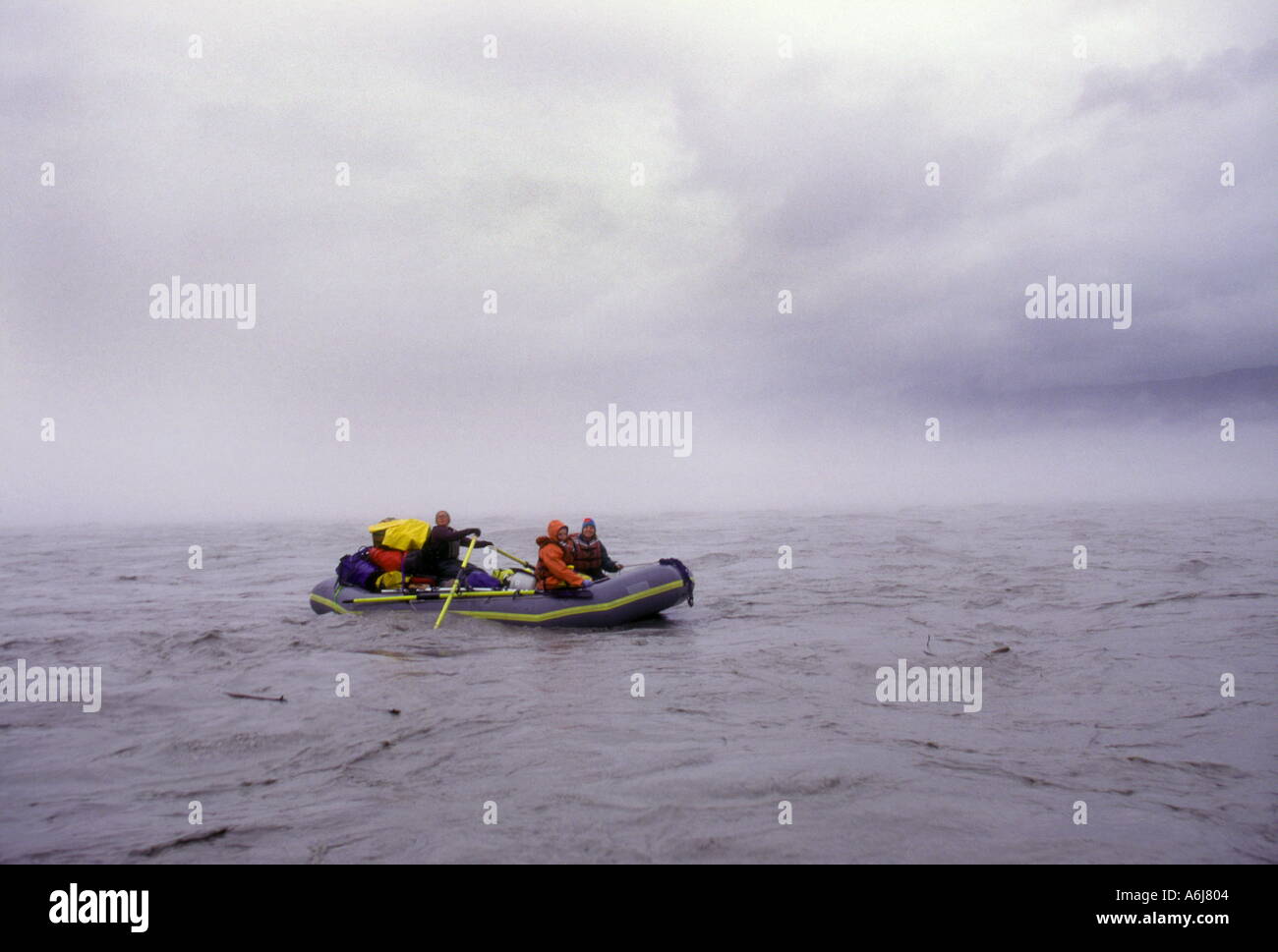 Rafting on the Copper River in Alaska Stock Photo - Alamy
