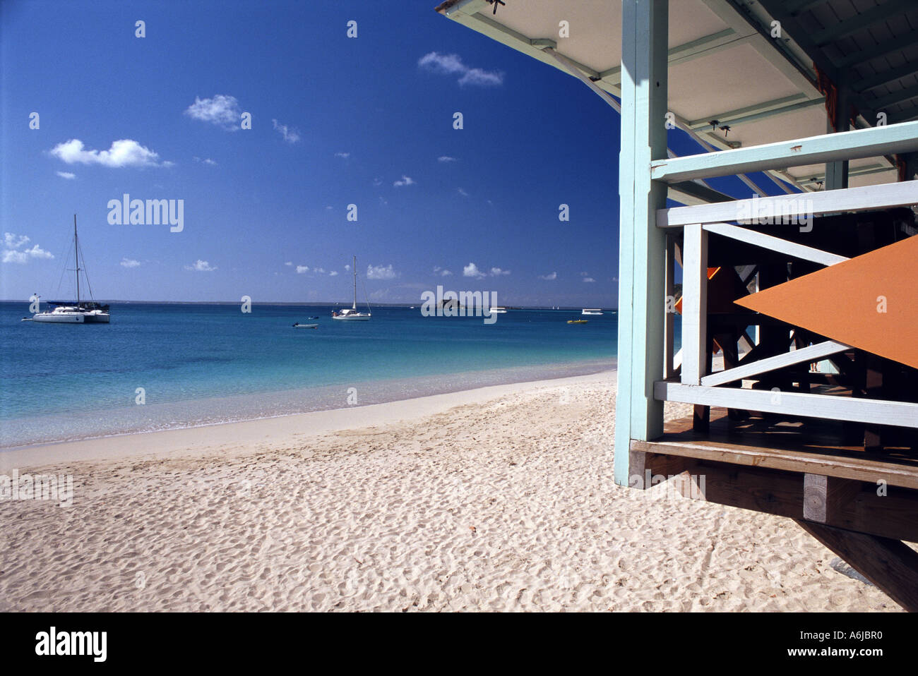 Caribbean Saint Martin Grand Case Stock Photo - Alamy