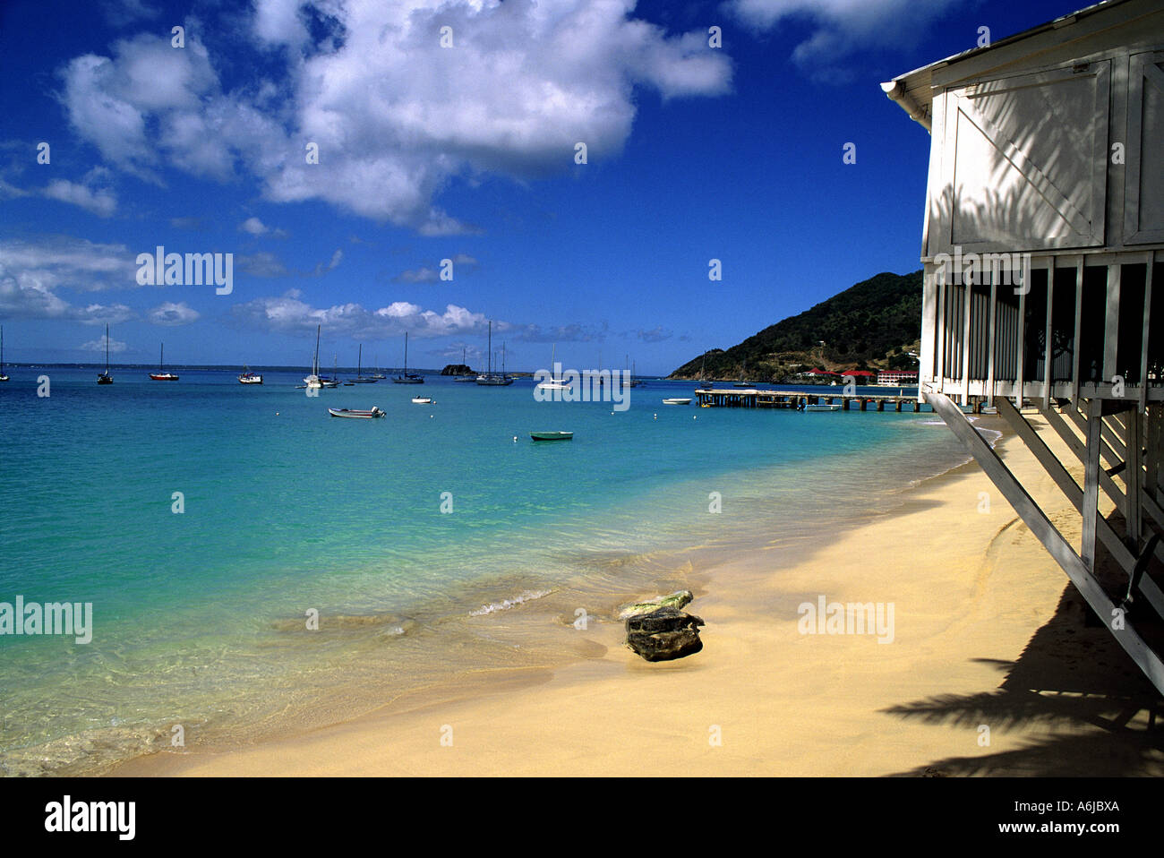 Caribbean Saint Martin Stock Photo - Alamy