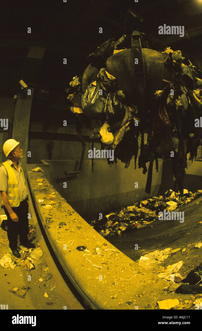 Waste rubbish incinerator incineration treatment london deptford