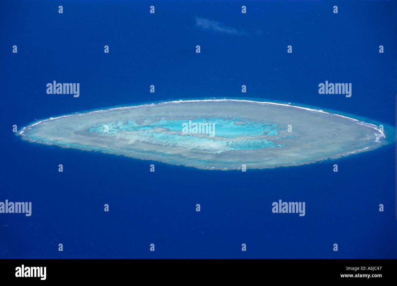 Aerial view of tropical reef Fiji Stock Photo - Alamy