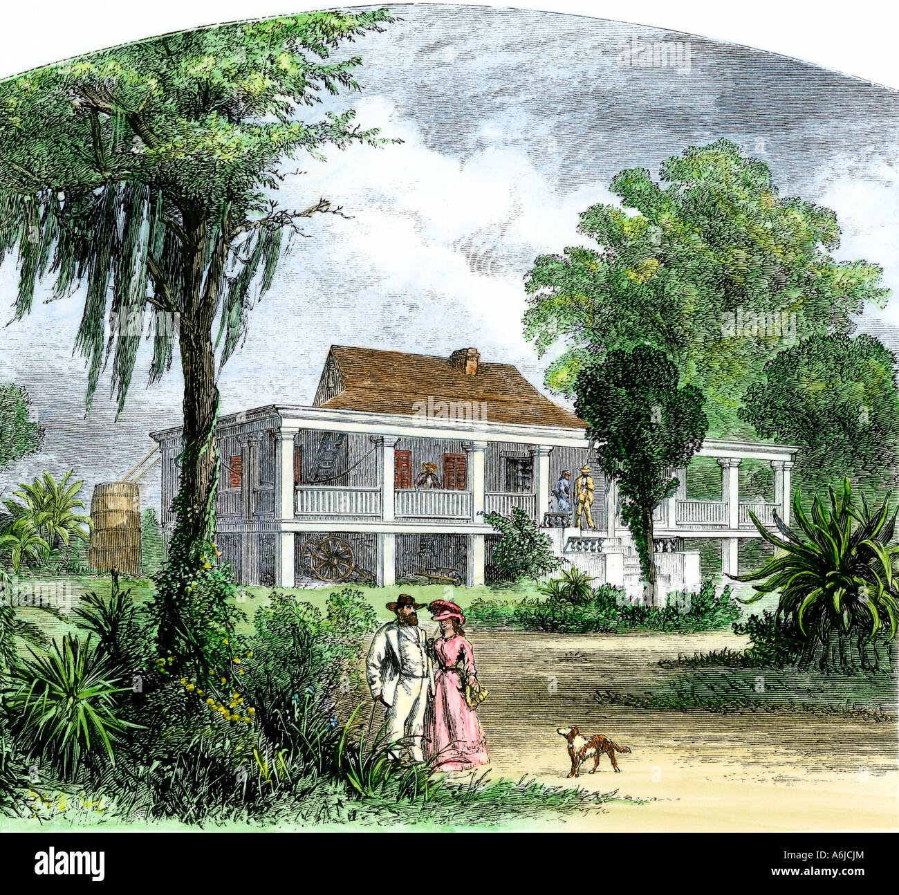 Antebellum Plantation Home in Mississippi