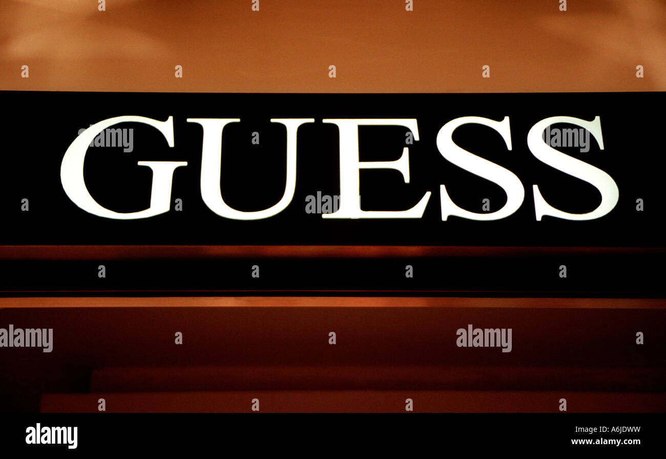 Logo of watch Guess Stock Photo - Alamy
