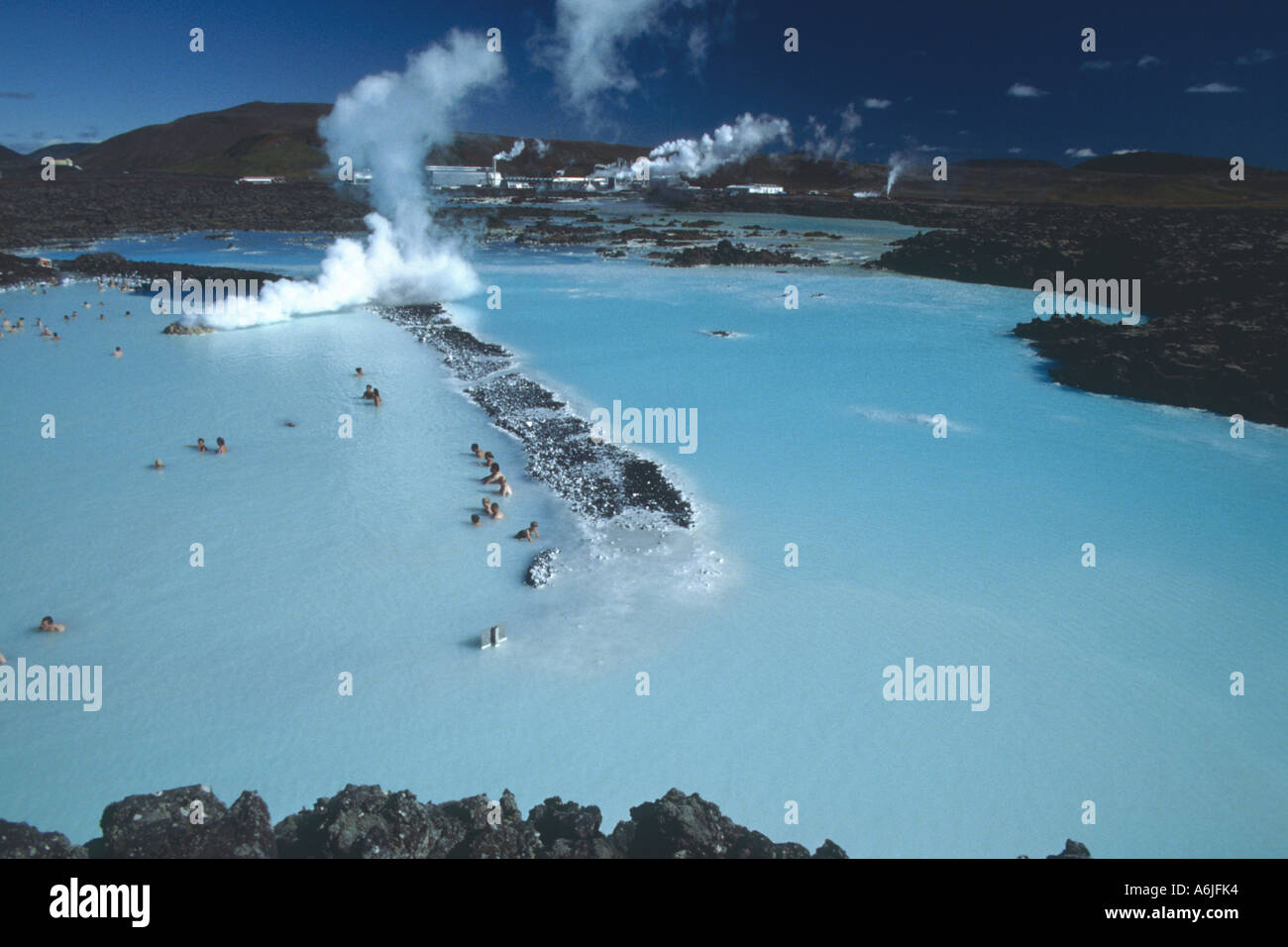 Blue lagoon iceland aerial view hi-res stock photography and images - Alamy