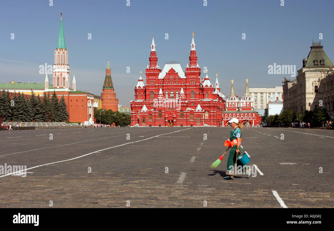 The Red Square in Moscow, Russia Stock Photo
