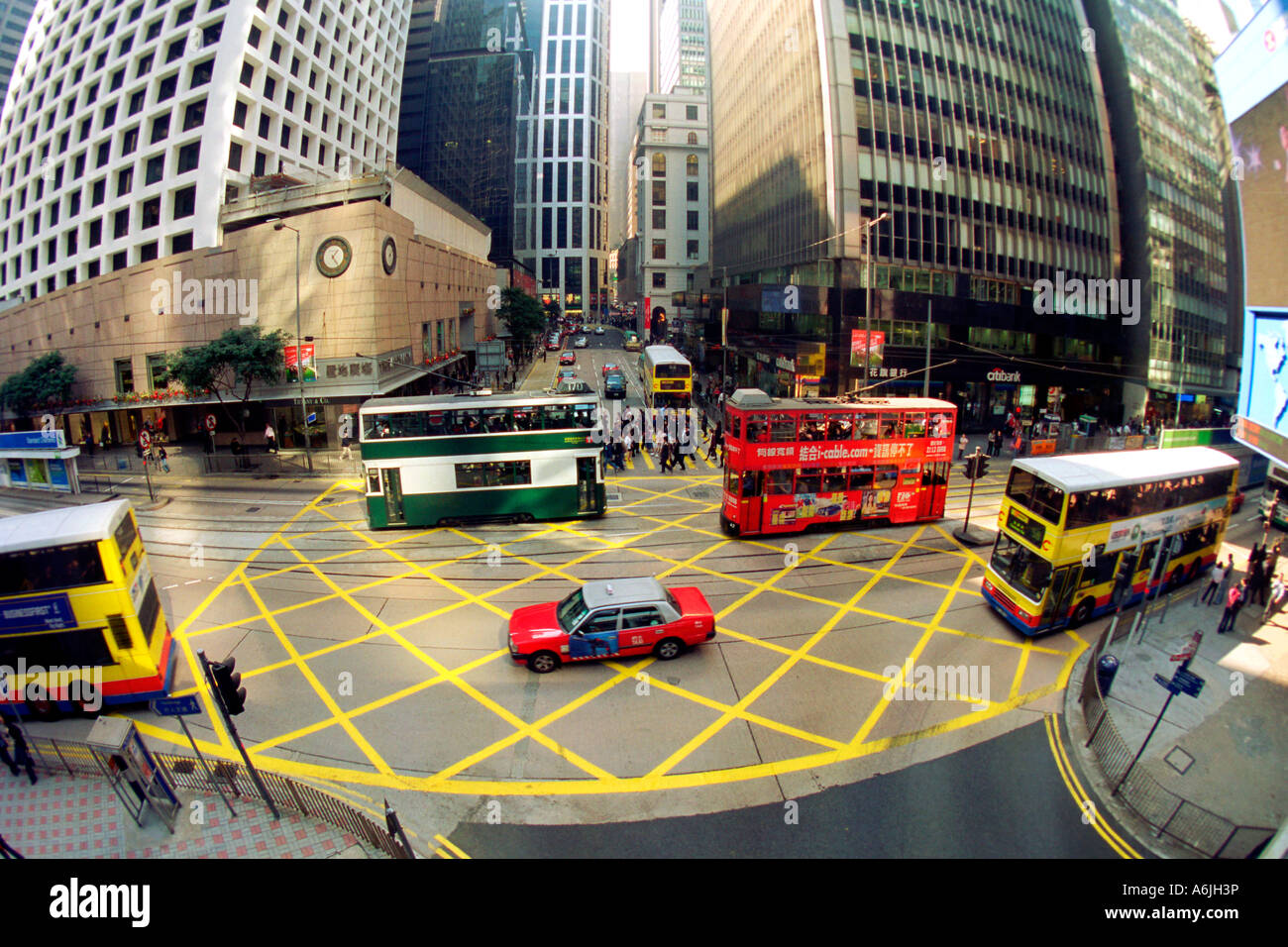 Street scene in Hong Kong Stock Photo - Alamy