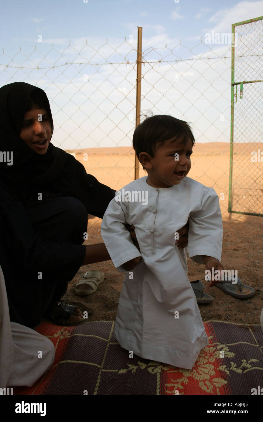 Desert bedouin woman children home hi-res stock photography and images ...