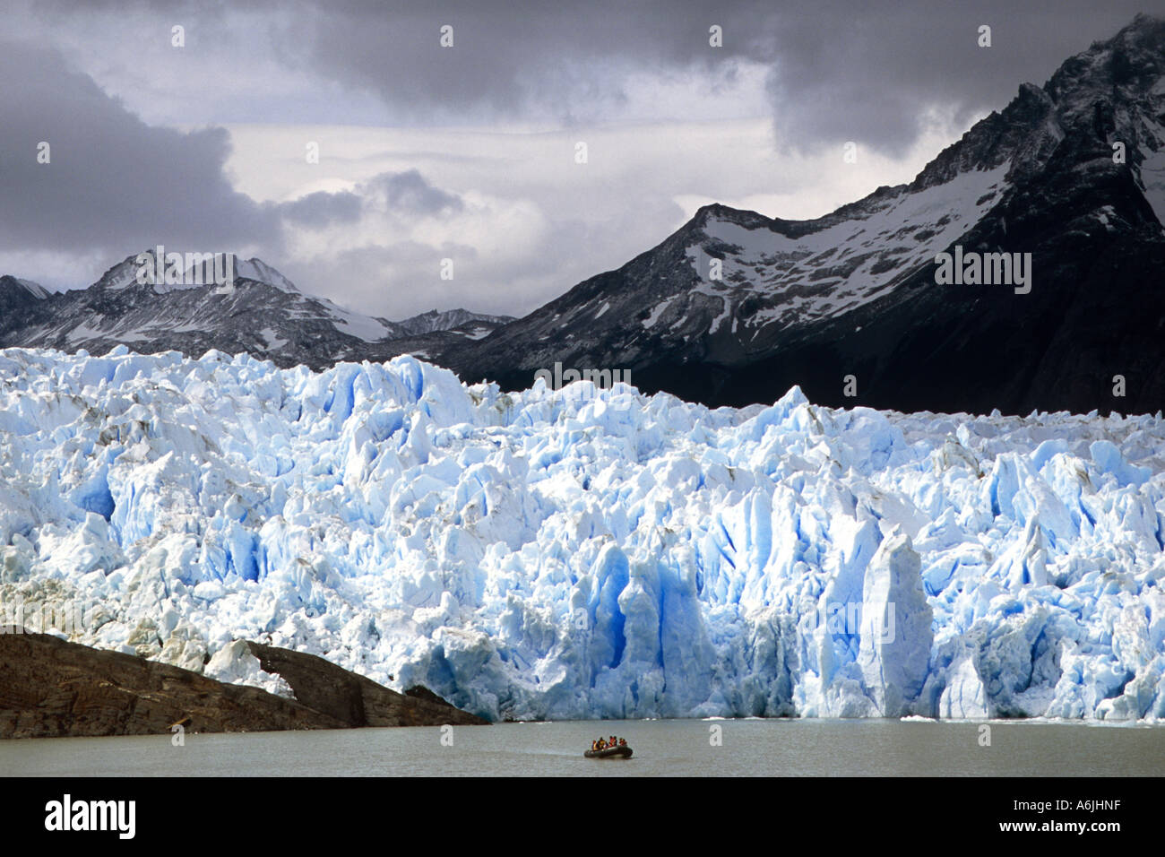 Grey glacier, Chile, Patagonia Stock Photo Alamy