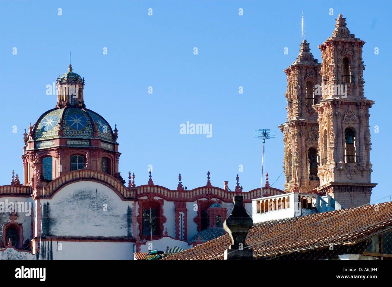 santa prisca church - taxco - mexico Stock Photo - Alamy