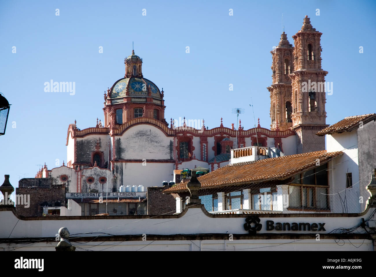 santa prisca church - Taxco - Mexico Stock Photo - Alamy