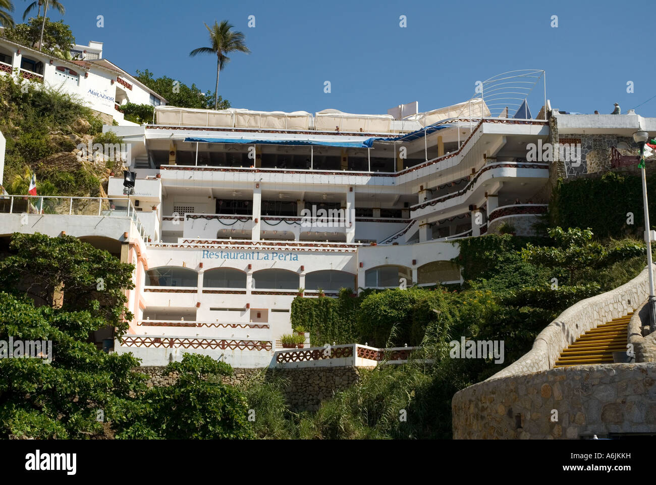 Quebrada cliffs hotel - Acapulco - mexico Stock Photo