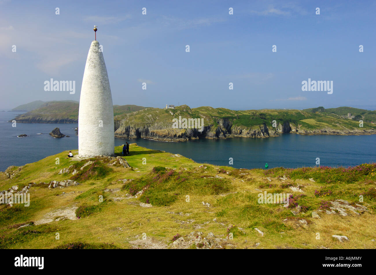 Navigation Beacon Baltimore West Cork Ireland Stock Photo Alamy