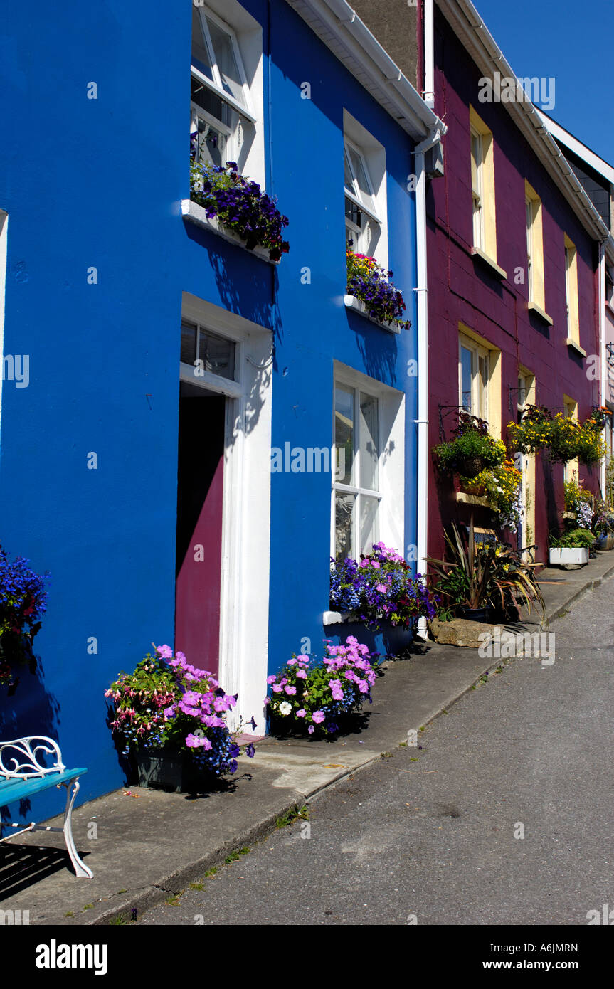 Colourful Buildings Eyeries village West Cork Ireland Stock Photo Alamy