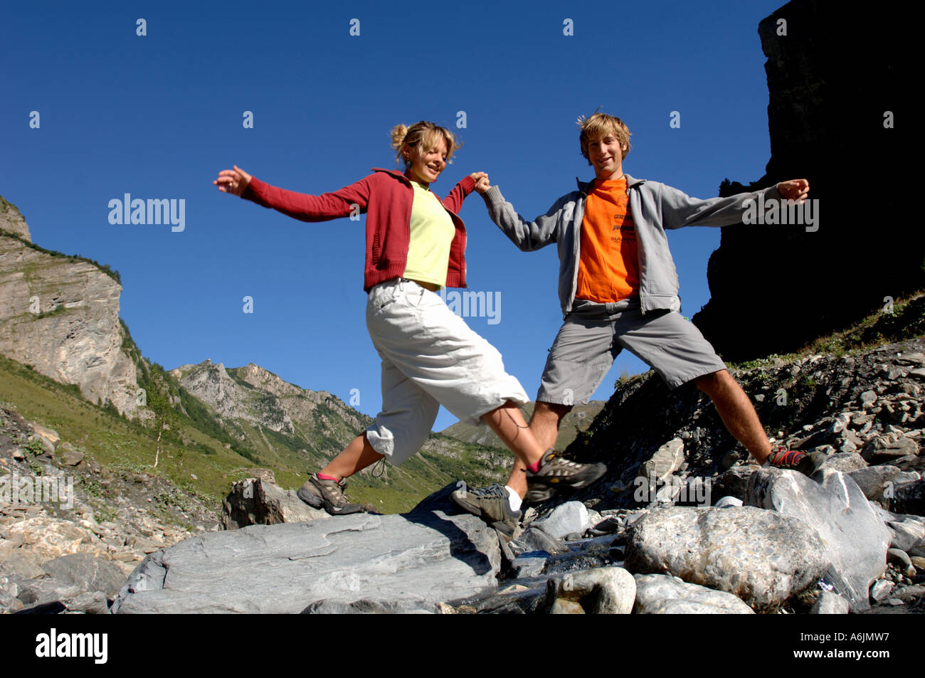 Young hiker hi-res stock photography and images - Alamy