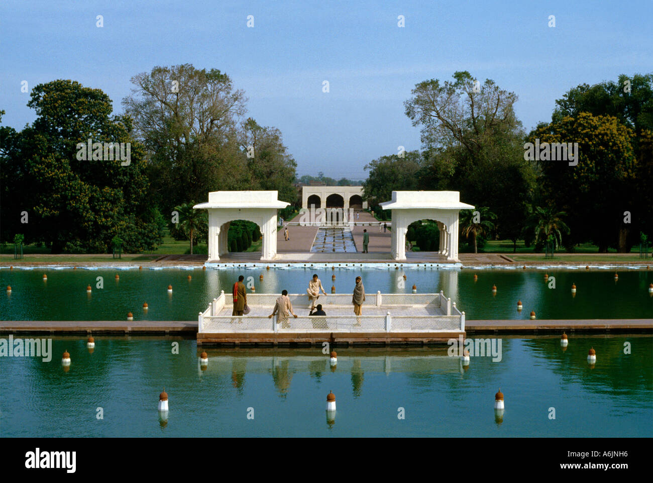Lahore Punjab Pakistan Shalimar Gardens Mughal Garden Complex Stock