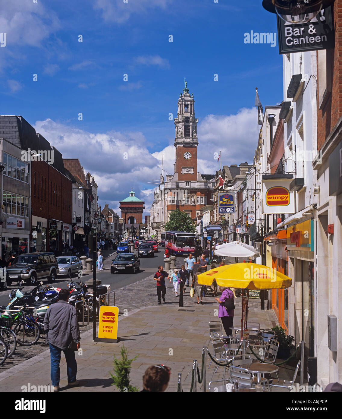 Colchester high Street Stock Photo