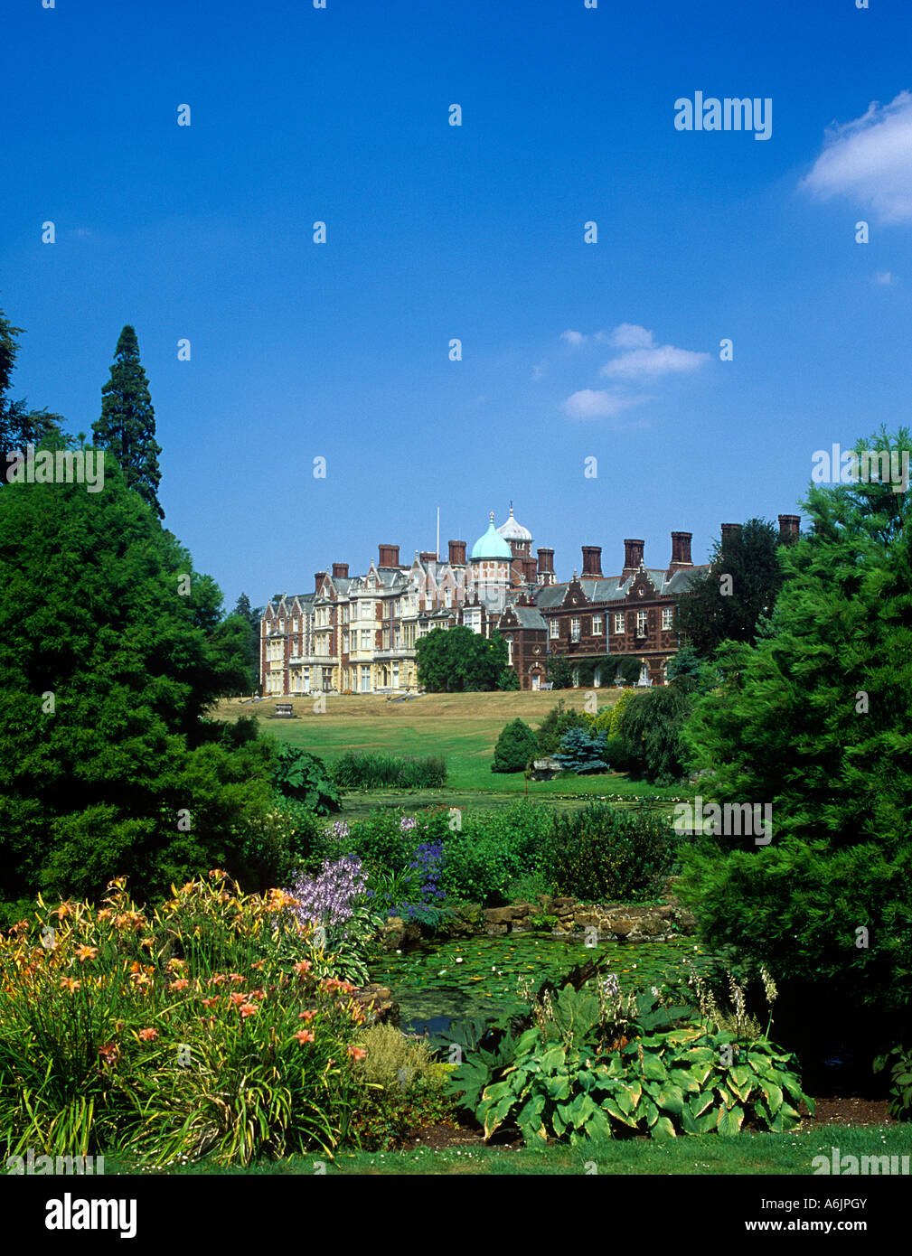 19th Century residence of The Royal Family north of King s Lynn Stock Photo