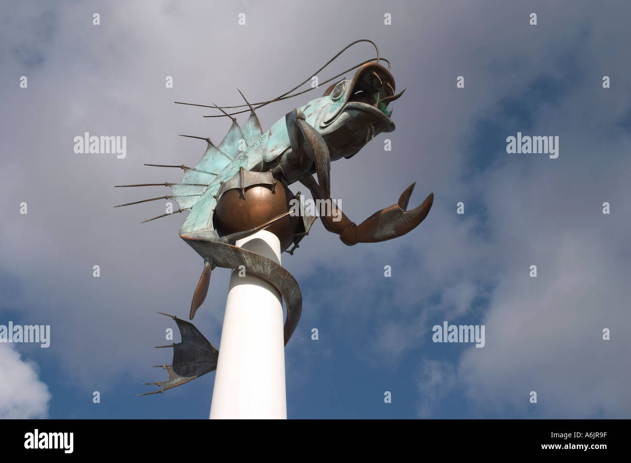 Fish sculpture plymouth uk leviathan hires stock photography and