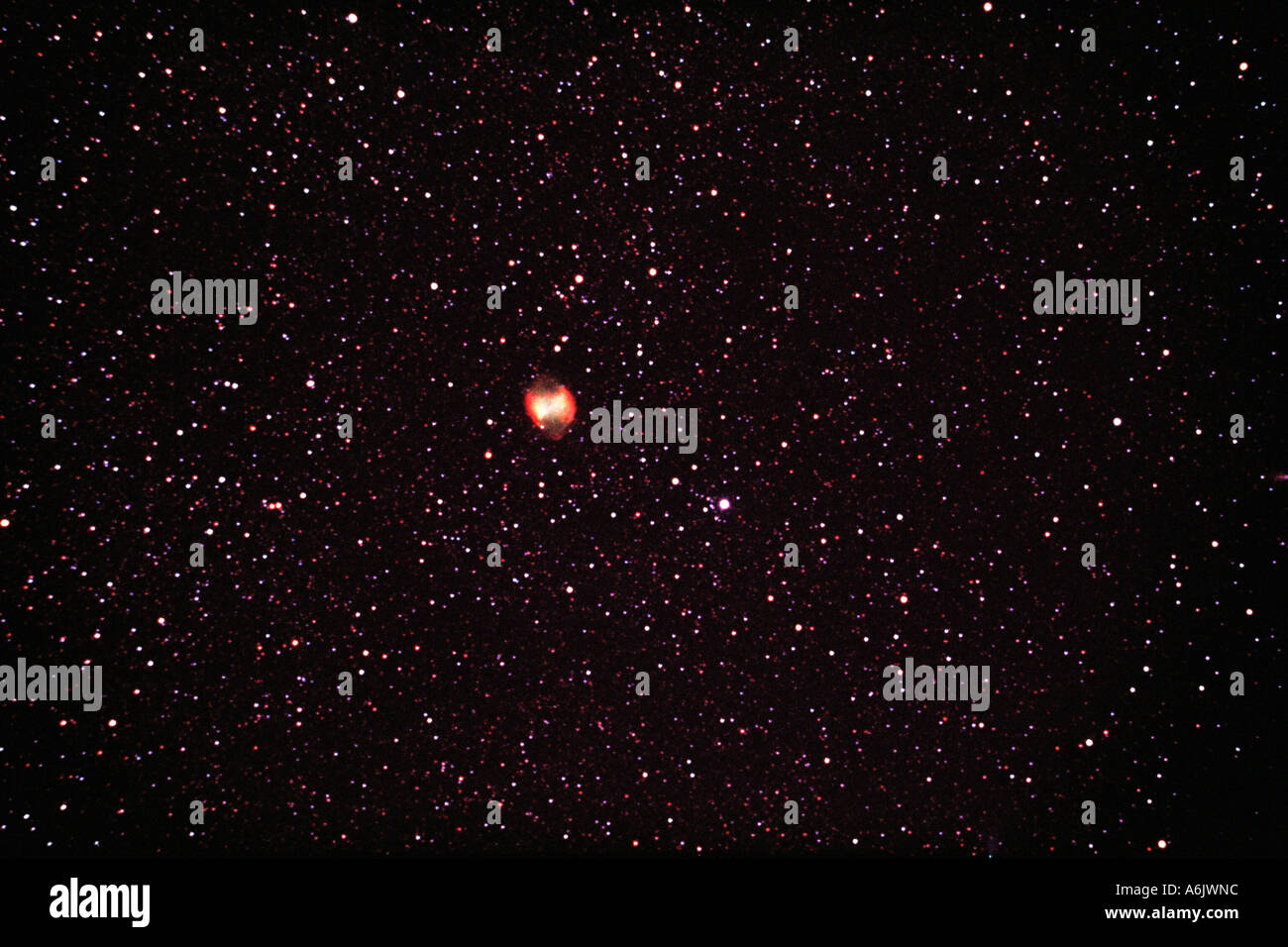 dumbbell nebula M 27, planetery nebula in Vulpecula, Germany, Baden-Wuerttemberg Stock Photo