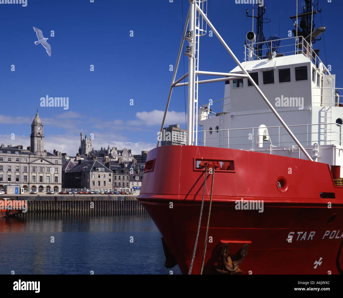 GB - SCOTLAND:  Aberdeen Harbour Stock Photo
