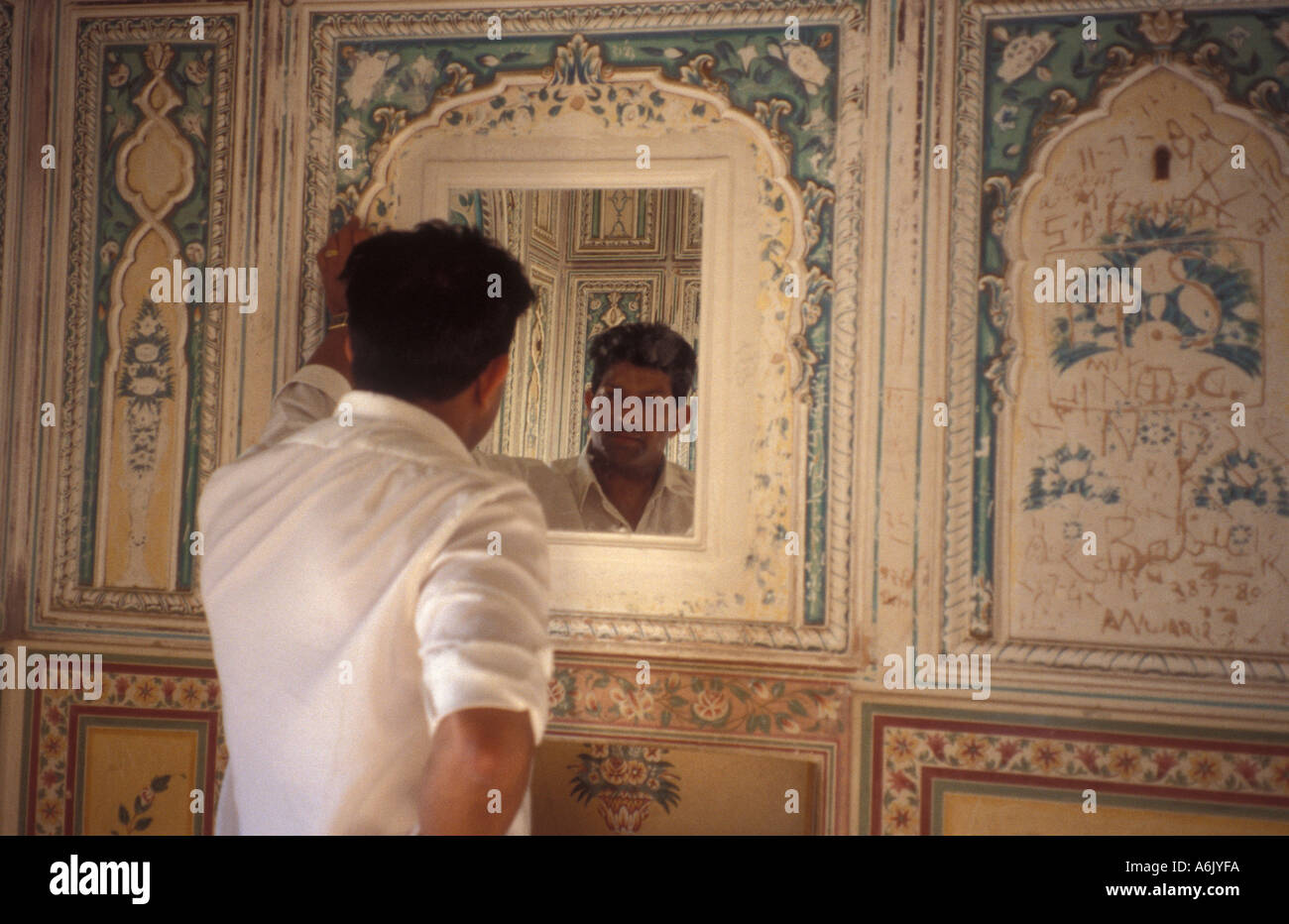 Inside view amber fort jaipur hi-res stock photography and images - Alamy