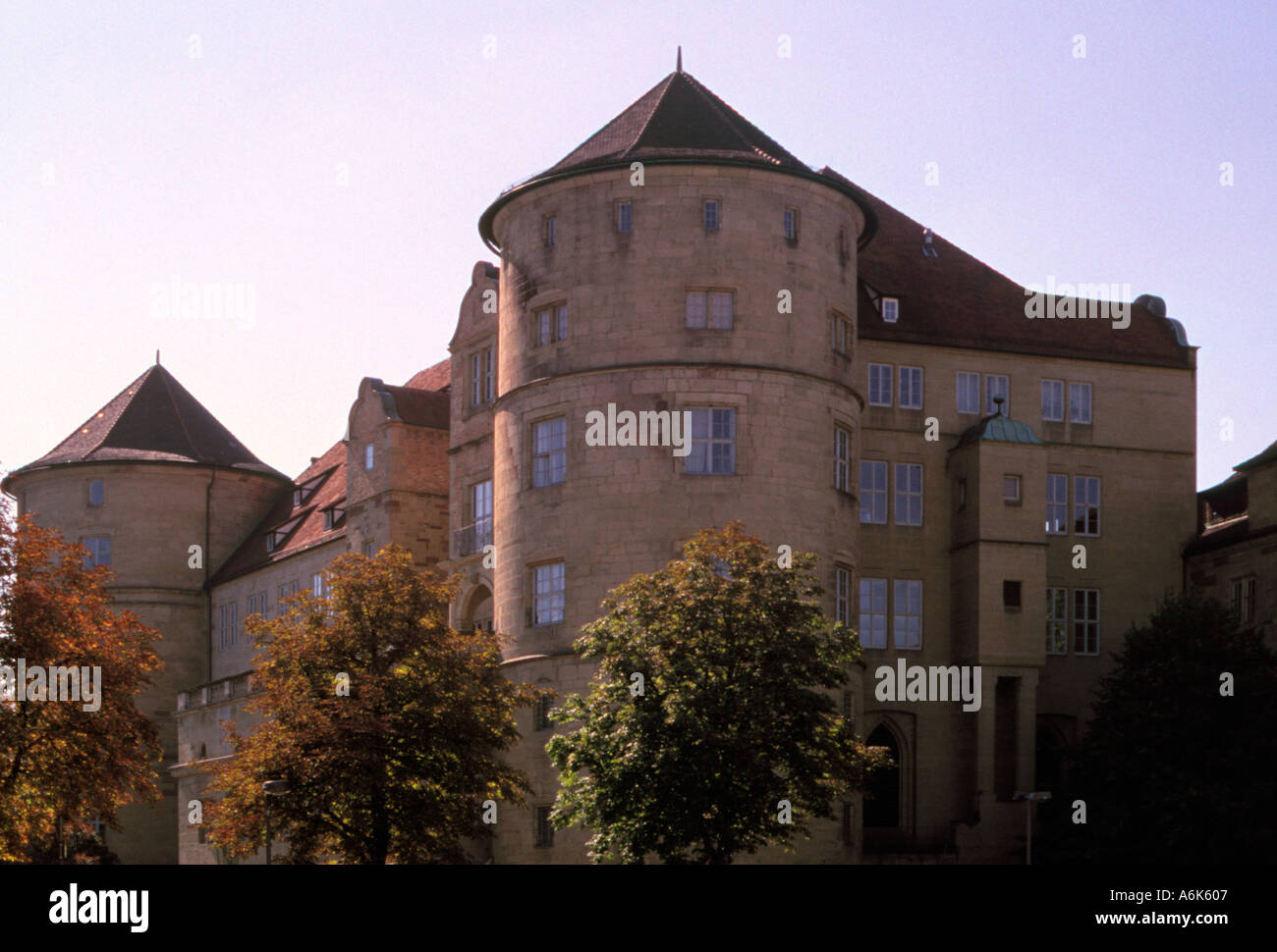 The Old Palace in Stuttgart which houses the State Museum of Württemberg Germany  Stock Photo
